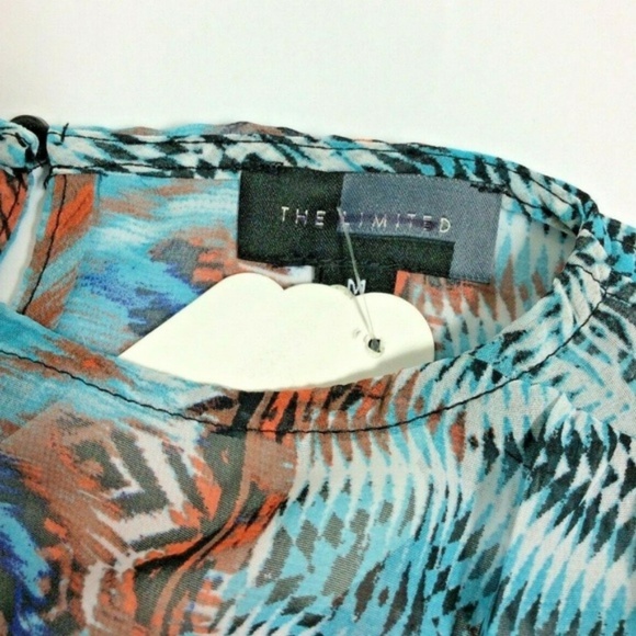 The Limited Python Print 3/4 Sleeve Blouse - Picture 5 of 5